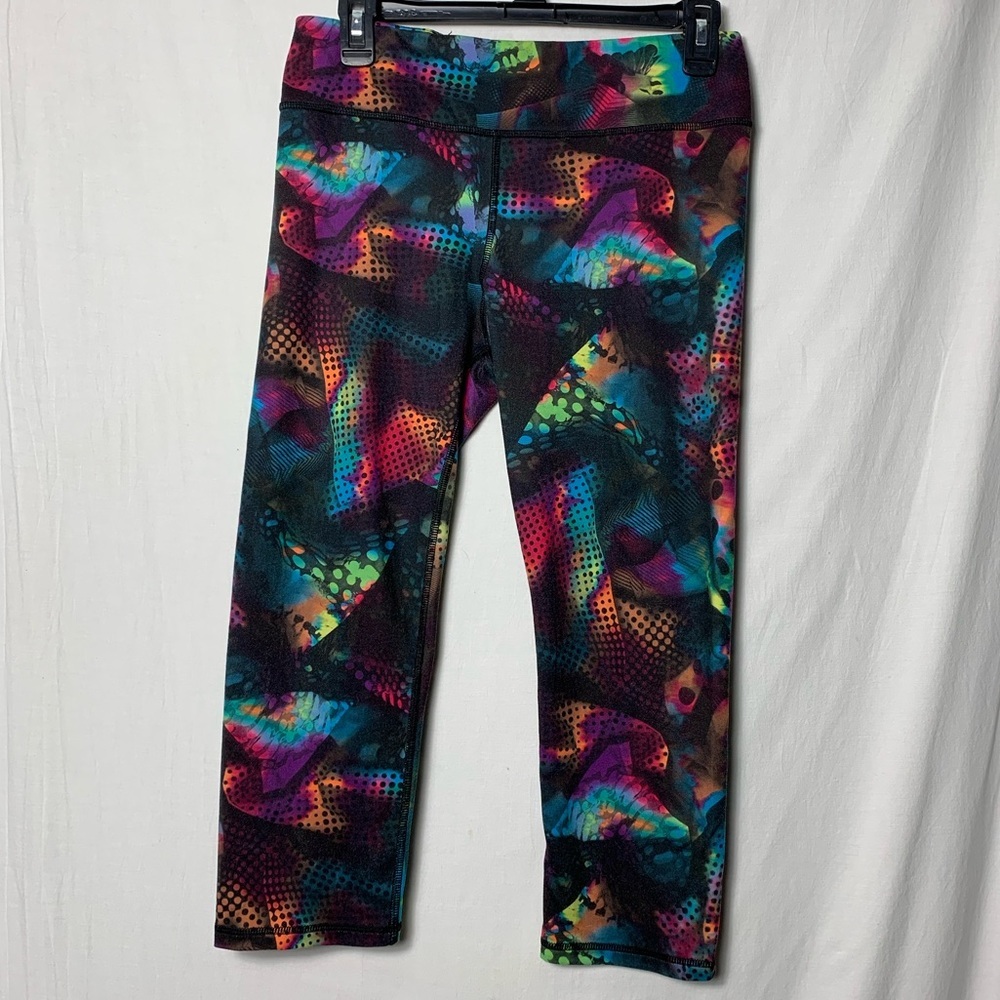 Citrus | Multicoloured Cropped Legging - Large